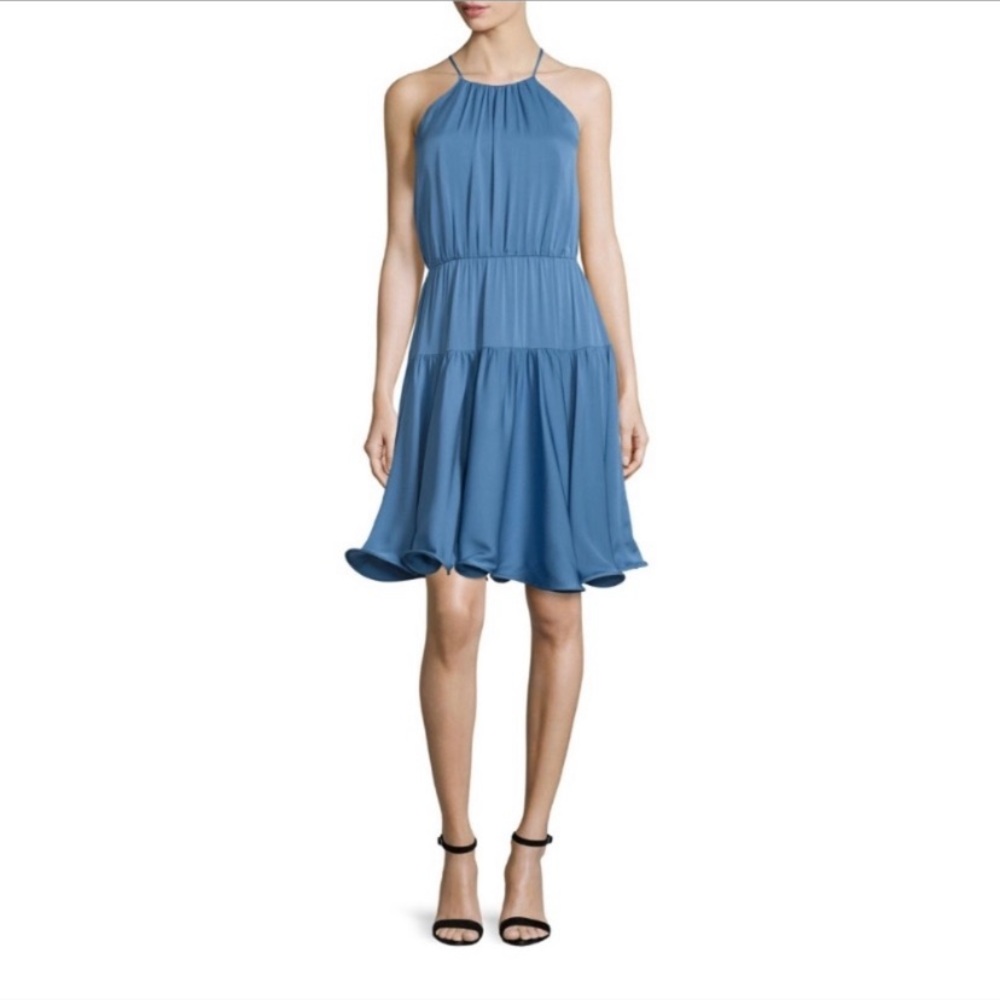 MILLY Madison Silk Blend stretch sundress